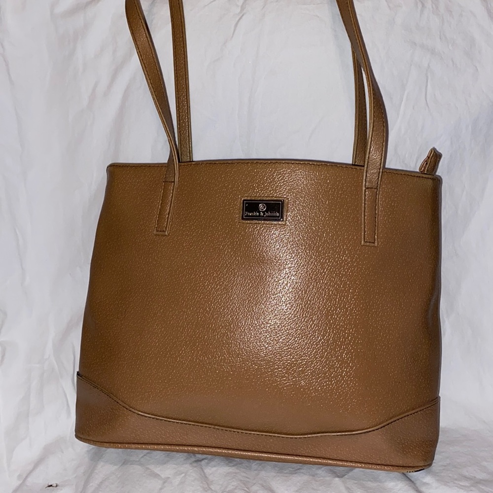 Frankie & Johnny brown vegan leather bag